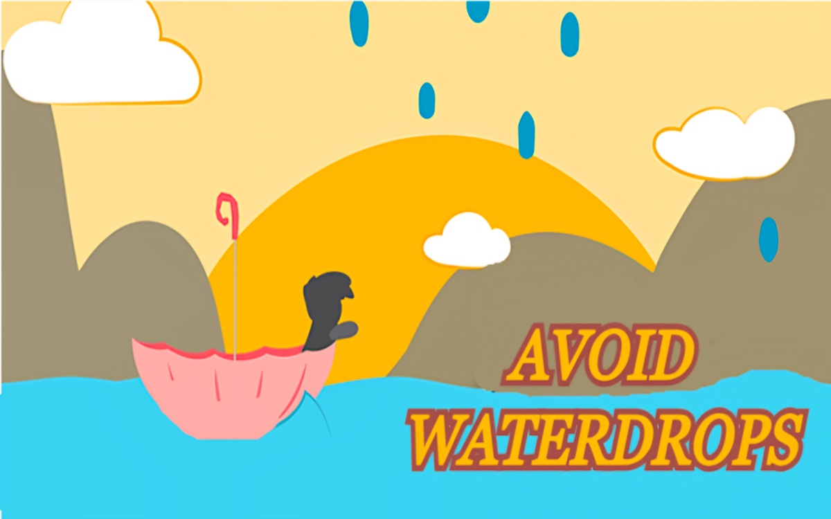 Avoid Waterdrops - Arcade Game