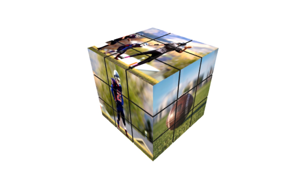 Football Cube Puzzle - Puzzle Game