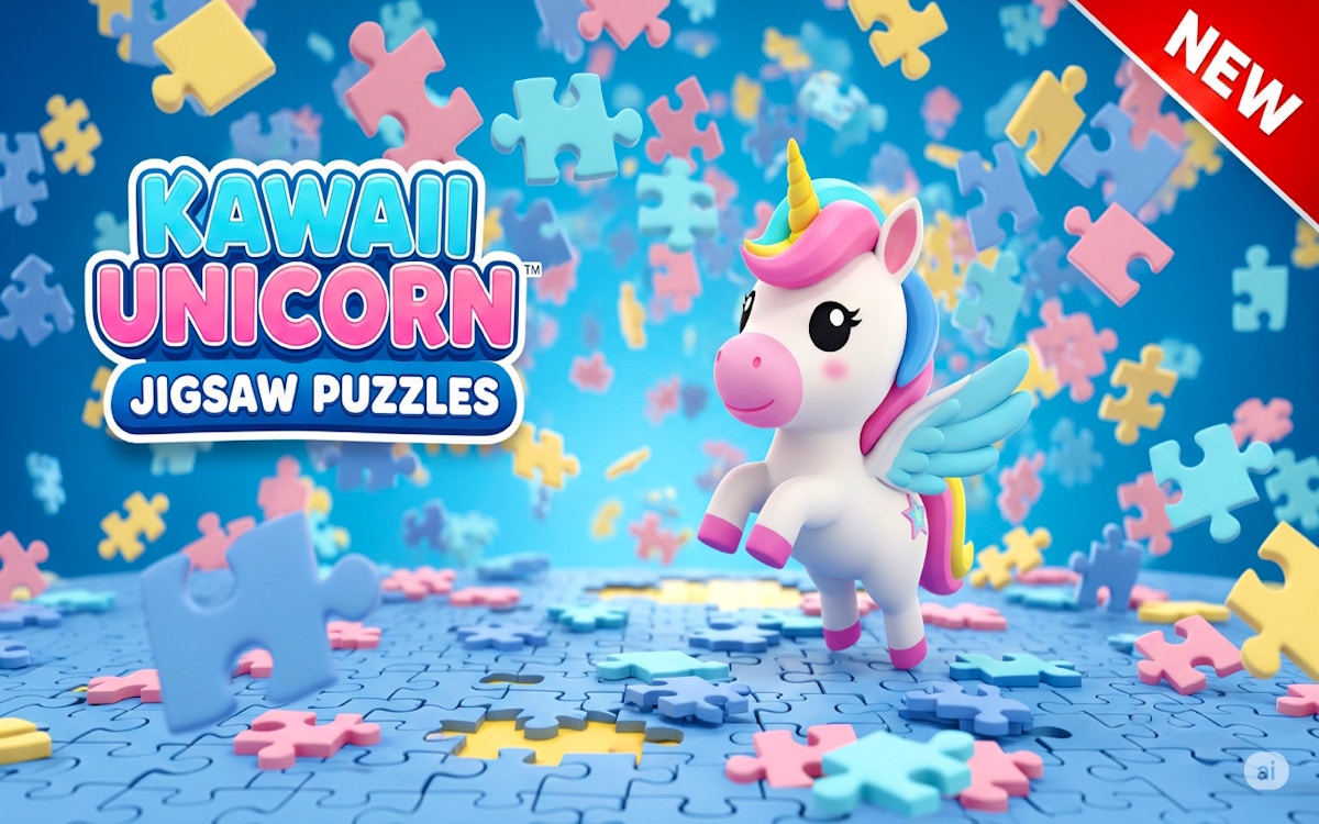 Kawaii Unicorn Jigsaw Puzzles - Adventure Game